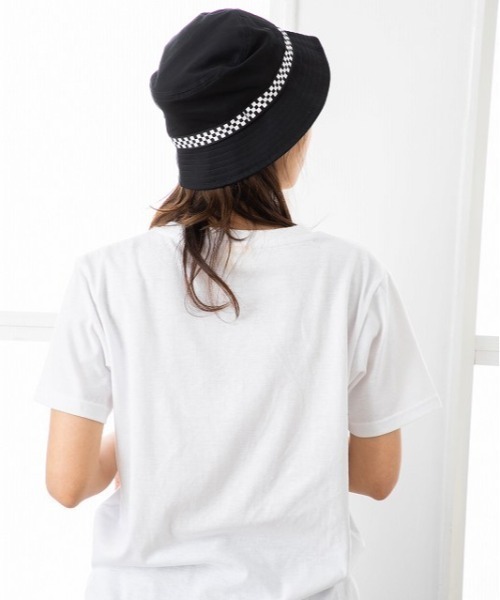 E-COME（イーカム）の「THE Sinmpsons シンプソンズ　バケットハット（ハット・レディース・ブラック/ホワイト・FREE）」の5枚目の写真