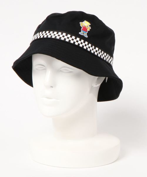 E-COME（イーカム）の「THE Sinmpsons シンプソンズ　バケットハット（ハット・レディース・ブラック/ホワイト・FREE）」の9枚目の写真