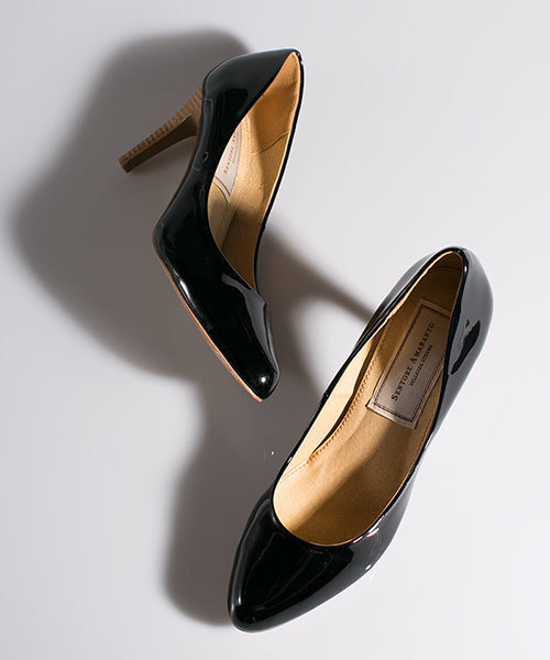 NANO universe（ナノユニバース）の「Fパテントコンフォートパンプス（パンプス・レディース・ブラック/ピンクベージュ/グレー・35/37/36/38）」の2枚目の写真