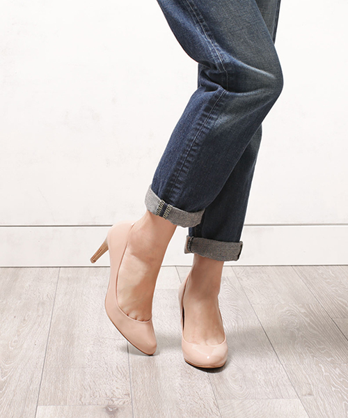 NANO universe（ナノユニバース）の「Fパテントコンフォートパンプス（パンプス・レディース・ブラック/ピンクベージュ/グレー・35/37/36/38）」の8枚目の写真