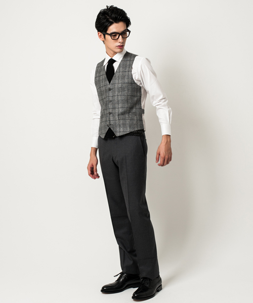 green label relaxing（グリーンレーベルリラクシング）の「★CANONICO CHK ベスト ◆（ベスト・メンズ・ダークグレー/ネイビー・42/48/44/50/46）」の10枚目の写真