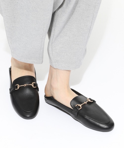 LAKOLE（ラコレ）の「2WAYビットローファー / LAKOLE（ローファー・レディース・ブラック/キャメル/ライトベージュ・MEDIUM/LARGE）」の10枚目の写真