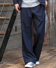 T/R ストレッチ リラックス イージー ワイドパンツ