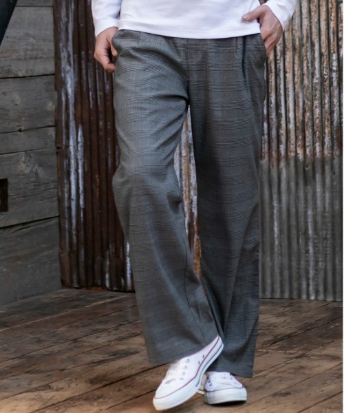 ADMIX/ATELIER SAB MEN（アドミックスアトリエサブメン）の「T/R ストレッチ リラックス イージー ワイドパンツ（その他パンツ・メンズ・ブラック/グレー/グレー系その他/グレー系その他2/ネイビー・48/50/52）」の10枚目の写真