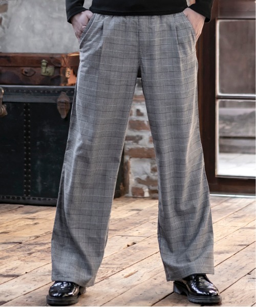 ADMIX/ATELIER SAB MEN（アドミックスアトリエサブメン）の「T/R ストレッチ リラックス イージー ワイドパンツ（その他パンツ・メンズ・ブラック/グレー/グレー系その他/グレー系その他2/ネイビー・48/50/52）」の14枚目の写真