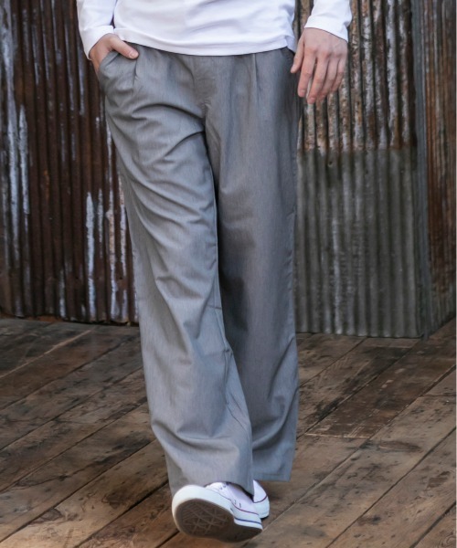 ADMIX/ATELIER SAB MEN（アドミックスアトリエサブメン）の「T/R ストレッチ リラックス イージー ワイドパンツ（その他パンツ・メンズ・ブラック/グレー/グレー系その他/グレー系その他2/ネイビー・48/50/52）」の17枚目の写真