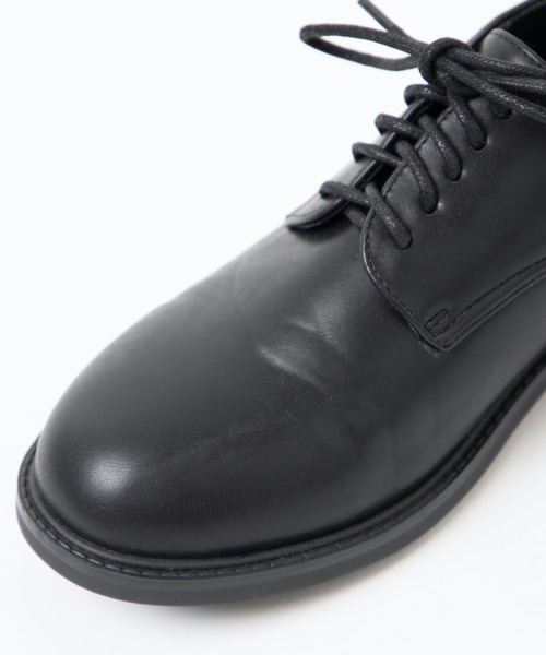 WEGO（ウィゴー）の「WEGO/プレーントゥシューズ（ドレスシューズ・メンズ・ブラック・SMALL/MEDIUM/LARGE）」の2枚目の写真