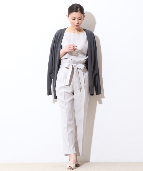 Tiara（ティアラ）の「サマーカーディガン（カーディガン/ボレロ・レディース・オフホワイト/ピンク/イエロー/チャコールグレー・FREE）」の3枚目の写真