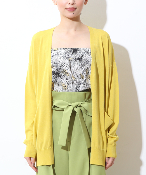 Tiara（ティアラ）の「サマーカーディガン（カーディガン/ボレロ・レディース・オフホワイト/ピンク/イエロー/チャコールグレー・FREE）」の5枚目の写真