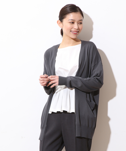 Tiara（ティアラ）の「サマーカーディガン（カーディガン/ボレロ・レディース・オフホワイト/ピンク/イエロー/チャコールグレー・FREE）」の13枚目の写真