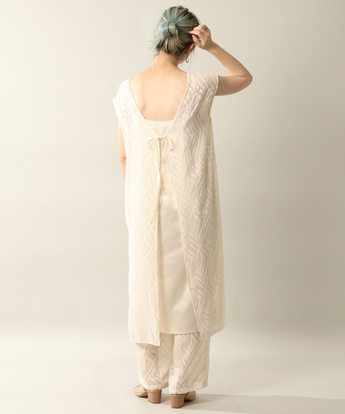 notch.（ノッチ）の「シアージャカード2WAYワンピース（ワンピース・レディース・ブラック/オフホワイト・M）」の19枚目の写真