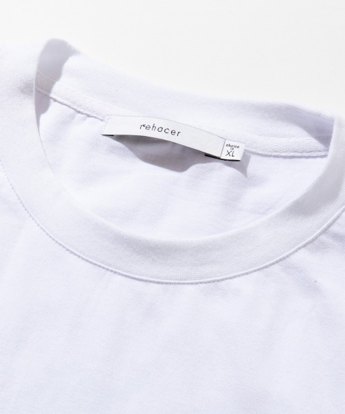 rehacer(レアセル)の「rehacer : Bloom Butterfly on Wide Cutsew /ブルームバタフライ オン ワイドカットソー(Tシャツ/カットソー・メンズ・ホワイト/ブラック/カーキ・SMALL/MEDIUM/LARGE/X-LARGE)」の9枚目の写真