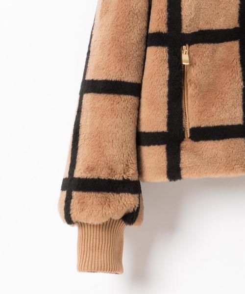 Diagram（ダイアグラム）の「エコファーチェックジャケット（ブルゾン  