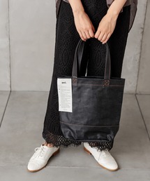 PUAL CE CIN | 【ani】綿デニムコーティングトート小(トートバッグ)