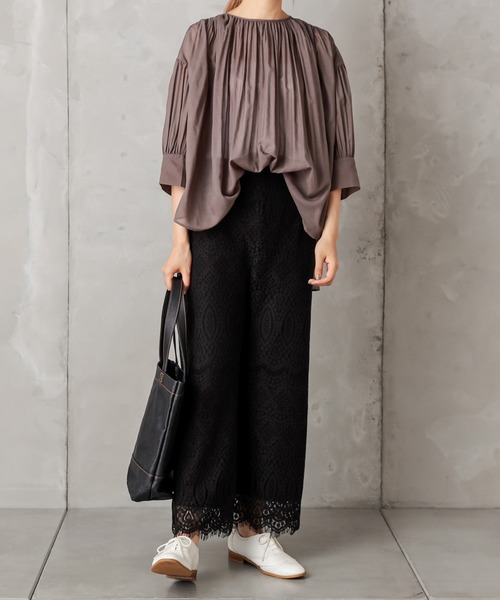 PUAL CE CIN（ピュアルセシン）の「【ani】綿デニムコーティングトート小（トートバッグ・レディース・ホワイト/ブラック/インディゴブルー・FREE）」の12枚目の写真