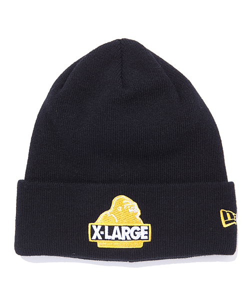 XLARGE（エクストララージ）の「NEWERA CUFF BEANIE（ニットキャップ/ビーニー・メンズ・ブルー/ネイビー/ブラック・ONE SIZE）」の2枚目の写真