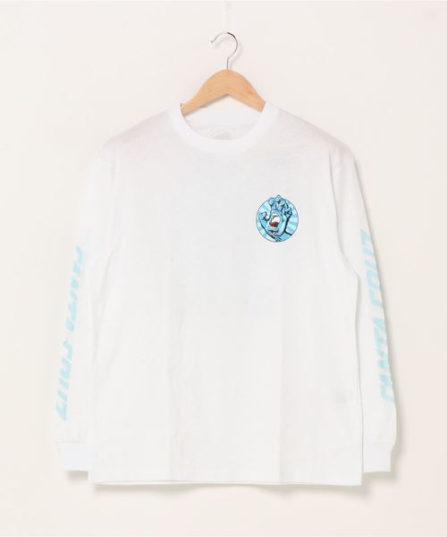 SANTA CRUZ（サンタクルーズ）の「【ムラサキスポーツ別注】SANTACRUZ/サンタクルーズ　バックプリントロンT 502203401（Tシャツ/カットソー・メンズ・ホワイト/ブラック・L/M/XL）」の6枚目の写真