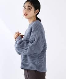 LOWRYS FARM | カノコソデケーブルプルオーバーＬＳ　917063(ニット/セーター)