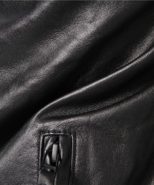 CIAOPANIC（チャオパニック）の「【Ciaopanic】レザーシングルライダース（ブルゾン・メンズ・ブラック/グレー・LARGE/MEDIUM）」の13枚目の写真