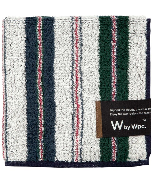 Wpc.（ダブリュピーシー）の「Wpc. Patterns 抗菌防臭 ハンカチ ユニセックス（ハンカチ/ハンドタオル・レディース・ストライプ/ブラック系その他/チェック/ブルー系その他/オレンジ系その他/ゴールド系その他/ホワイト系その他/ブラウン系その他/グレー系その他/ネイビー/カモフラージュ/ホワイト×グリーン/ブラック/ネイビー系/ブルー系その他2/ネイビー系2・FREE）」の2枚目の写真