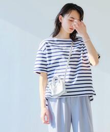 green label relaxing | SC バスク サイド スリット ショートスリーブ プルオーバー カットソー(Tシャツ/カットソー)