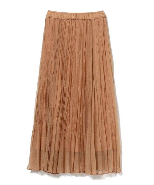 Ray BEAMS（レイビームス）の「Ray BEAMS / シアー ワッシャー プリーツ スカート（スカート・レディース・ブラック/ベージュ・ONE SIZE）」の14枚目の写真