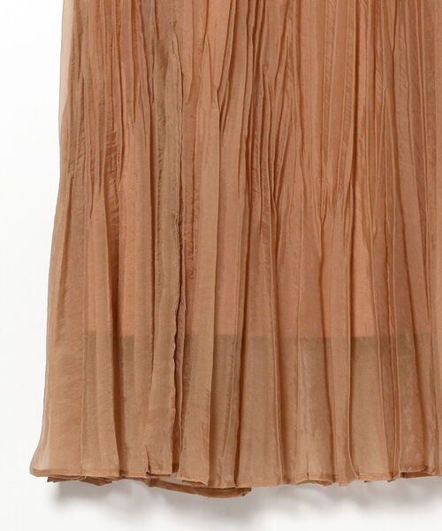 Ray BEAMS（レイビームス）の「Ray BEAMS / シアー ワッシャー プリーツ スカート（スカート・レディース・ブラック/ベージュ・ONE SIZE）」の17枚目の写真