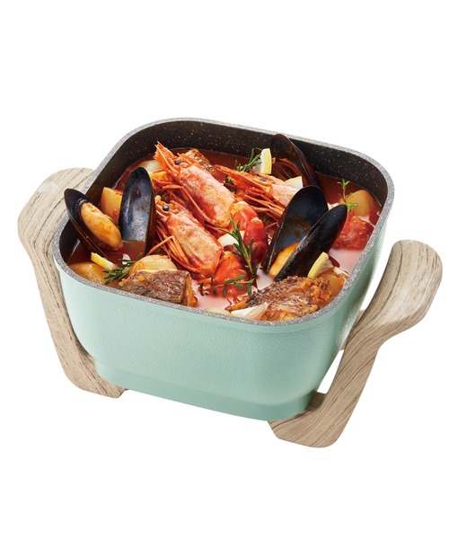 Toffy（トフィー）の「【Toffy/トフィー】 コンパクトマルチ電気鍋（キッチン家電・レディース・ホワイト/アクア/ブラック・FREE）」の9枚目の写真