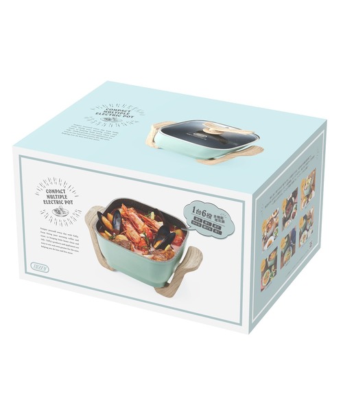 Toffy（トフィー）の「【Toffy/トフィー】 コンパクトマルチ電気鍋（キッチン家電・レディース・ホワイト/アクア/ブラック・FREE）」の13枚目の写真