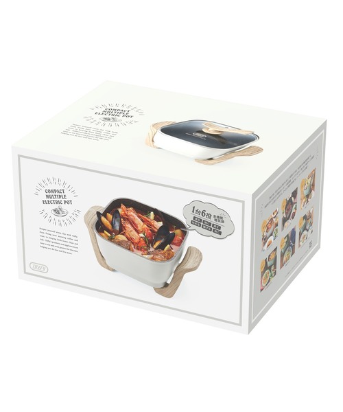 Toffy（トフィー）の「【Toffy/トフィー】 コンパクトマルチ電気鍋（キッチン家電・レディース・ホワイト/アクア/ブラック・FREE）」の14枚目の写真