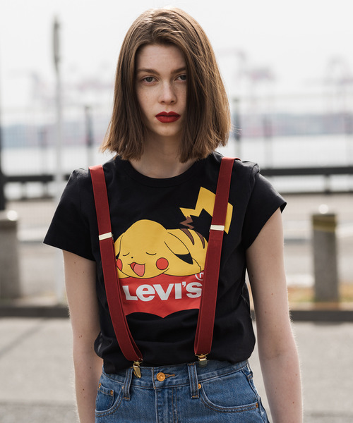 ピカチュウ x リーバイス コラボTシャツLサイズ リーバイス