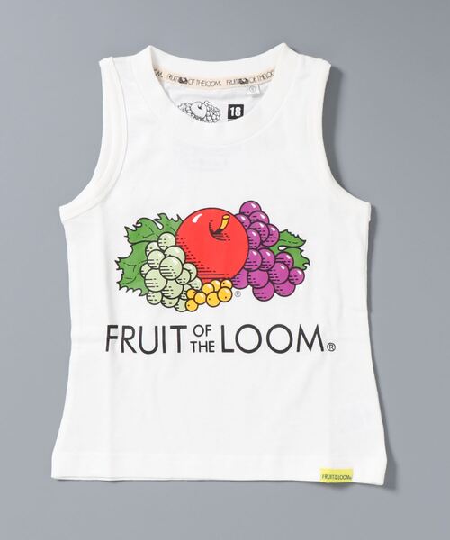 FRUIT OF THE LOOM（フルーツオブザルーム）の「ロゴPtタンクトップ（タンクトップ・キッズ・グレー/ホワイト/ブラック・130-140cm/110-120cm/90-100cm）」の10枚目の写真