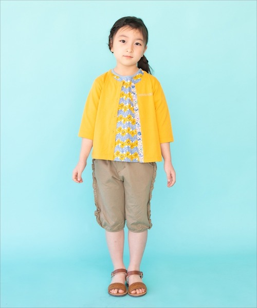 RAGMART(ラグマート)の「フリルパンツ 6分丈(その他パンツ・キッズ・カーキ/ブルー/ベージュ・130cm/100cm/110cm/120cm)」の11枚目の写真