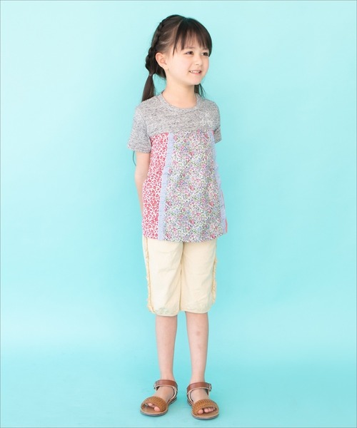 RAGMART(ラグマート)の「フリルパンツ 6分丈(その他パンツ・キッズ・カーキ/ブルー/ベージュ・130cm/100cm/110cm/120cm)」の14枚目の写真