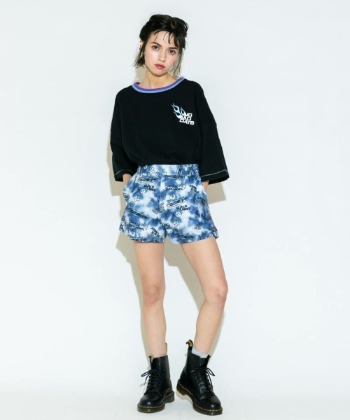 Candy Stripper（キャンディストリッパー）の「SPLENDID CANDY TIE DYE SHORT パンツ（その他パンツ・レディース・グレー/オレンジ/ブルー・2）」の5枚目の写真