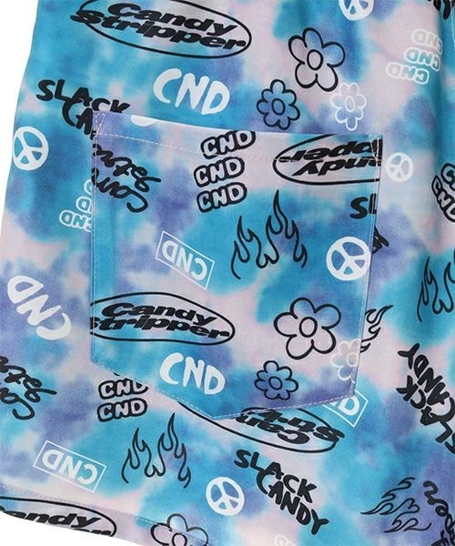 Candy Stripper（キャンディストリッパー）の「SPLENDID CANDY TIE DYE SHORT パンツ（その他パンツ・レディース・グレー/オレンジ/ブルー・2）」の6枚目の写真