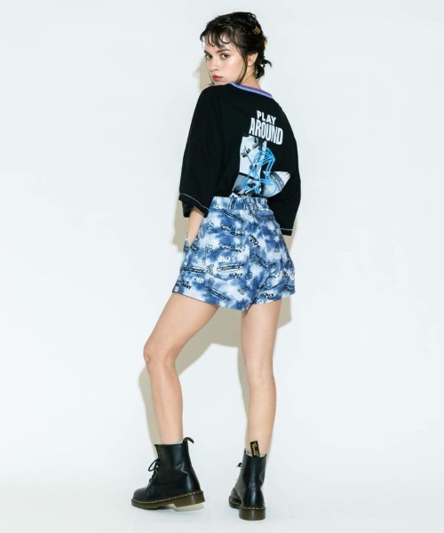 Candy Stripper（キャンディストリッパー）の「SPLENDID CANDY TIE DYE SHORT パンツ（その他パンツ・レディース・グレー/オレンジ/ブルー・2）」の14枚目の写真