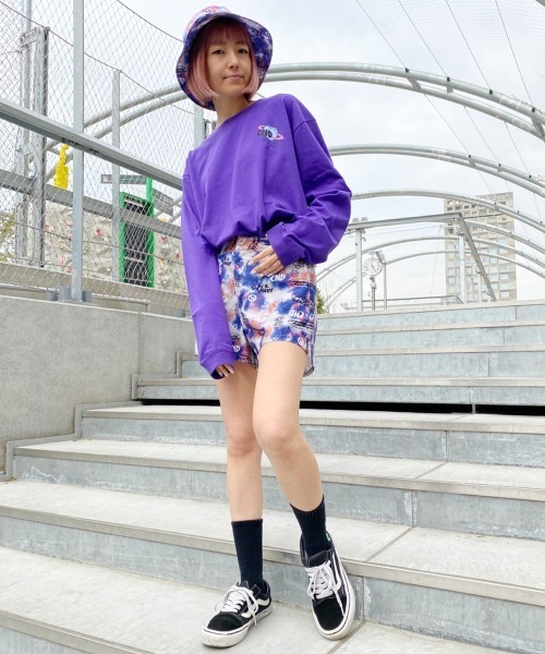 Candy Stripper（キャンディストリッパー）の「SPLENDID CANDY TIE DYE SHORT パンツ（その他パンツ・レディース・グレー/オレンジ/ブルー・2）」の21枚目の写真