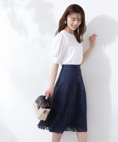 Proportion Body Dressing❤︎大人フラワーレーススカート 楽天市場】【SALE／50%OFF】フラワーレースタイトスカート
