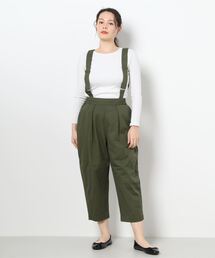 Samansa Mos2 | サス付テーパードパンツ(その他パンツ)