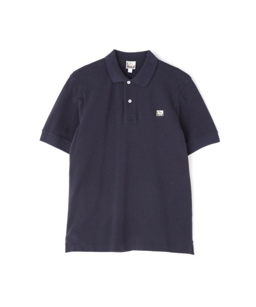 SUNSPEL ネイビー ポロシャツ Lサイズ ピケ ポロシャツ （Navy）| Sunspel
