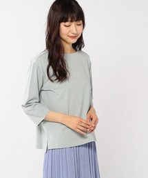 オーガニックコットンボートネックTシャツ