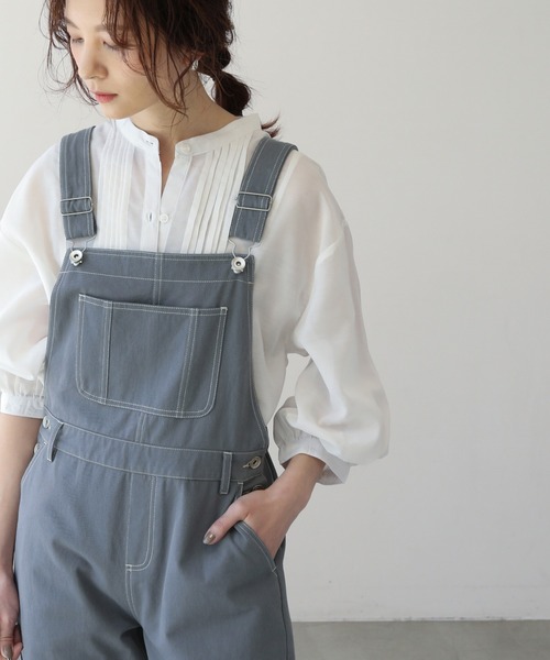 frames RAY CASSIN（フレームスレイカズン）の「【WEB限定】袖ボリュームピンタックチュニック２（シャツ/ブラウス・レディース・キナリ/オフホワイト/ラベンダー/ミント/バイオレット・FREE）」の18枚目の写真