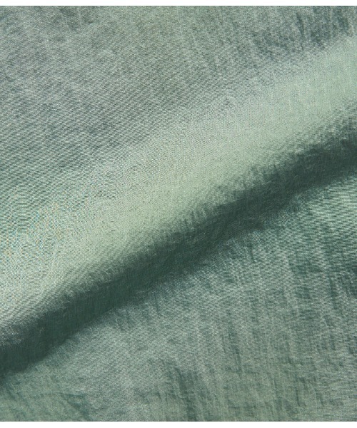 SIPULI（シプリ）の「Crushed Nylon Shell フーデッドブルゾン（ブルゾン・レディース・ライトグリーン/ベージュ・3/2）」の11枚目の写真