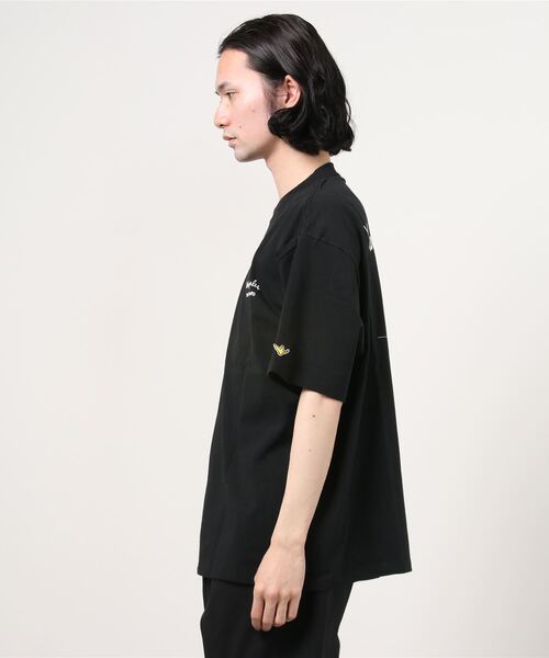 Mark Gonzales（マーク・ゴンザレス）の「【Mark Gonzales】ビッグシルエット グラフィックロゴ バックプリント Tシャツ（Tシャツ/カットソー・メンズ・ホワイト系その他/ブラック系その他/グリーン系その他/カーキ/オフホワイト/ブラック・M/L/XL）」の22枚目の写真