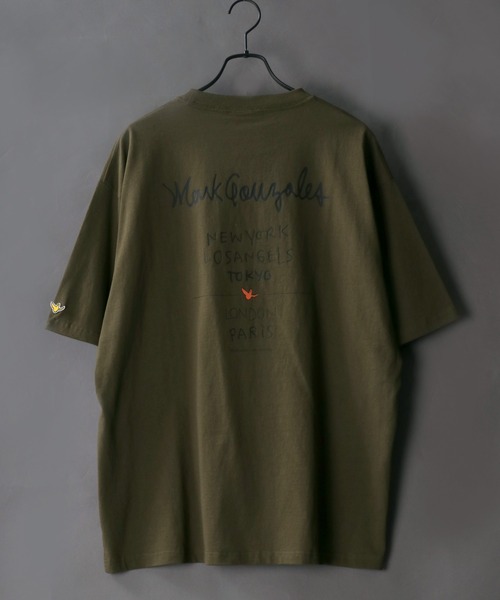 Mark Gonzales（マーク・ゴンザレス）の「【Mark Gonzales】ビッグシルエット グラフィックロゴ バックプリント Tシャツ（Tシャツ/カットソー・メンズ・ホワイト系その他/ブラック系その他/グリーン系その他/カーキ/オフホワイト/ブラック・M/L/XL）」の5枚目の写真