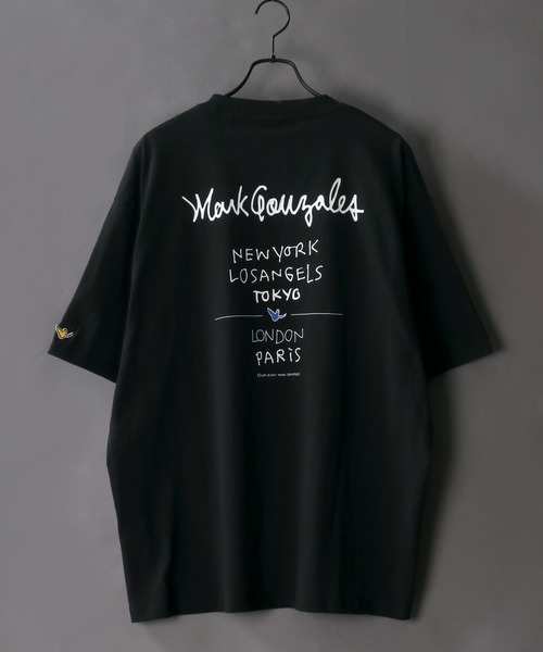Mark Gonzales（マーク・ゴンザレス）の「【Mark Gonzales】ビッグシルエット グラフィックロゴ バックプリント Tシャツ（Tシャツ/カットソー・メンズ・ホワイト系その他/ブラック系その他/グリーン系その他/カーキ/オフホワイト/ブラック・M/L/XL）」の3枚目の写真