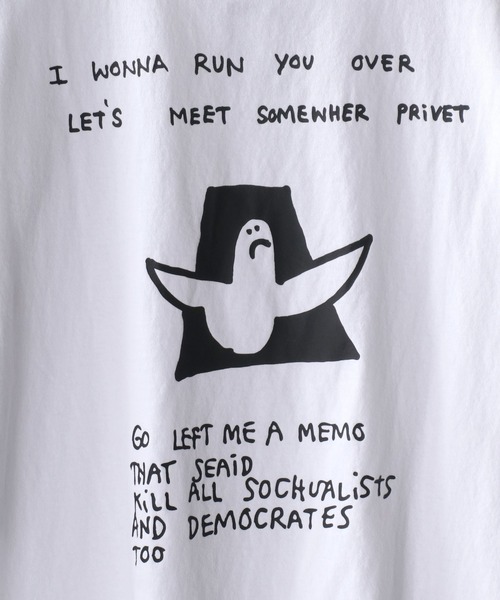 Mark Gonzales（マーク・ゴンザレス）の「【Mark Gonzales】ビッグシルエット グラフィックロゴ バックプリント Tシャツ（Tシャツ/カットソー・メンズ・ホワイト系その他/ブラック系その他/グリーン系その他/カーキ/オフホワイト/ブラック・M/L/XL）」の19枚目の写真