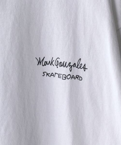 Mark Gonzales（マーク・ゴンザレス）の「【Mark Gonzales】ビッグシルエット グラフィックロゴ バックプリント Tシャツ（Tシャツ/カットソー・メンズ・ホワイト系その他/ブラック系その他/グリーン系その他/カーキ/オフホワイト/ブラック・M/L/XL）」の12枚目の写真