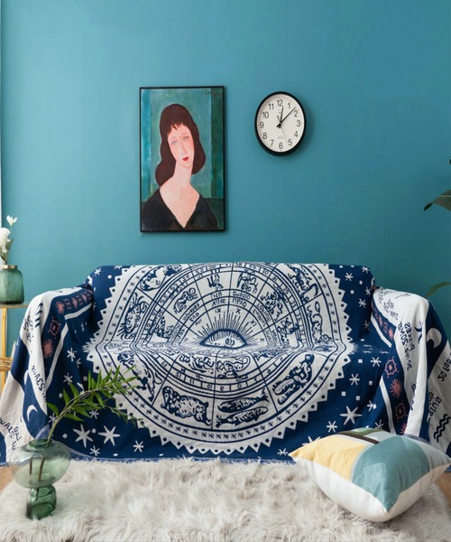 aimoha（アイモハ）の「星座のソファーカバー（ブランケット・メンズ・イエロー・FREE）」の3枚目の写真